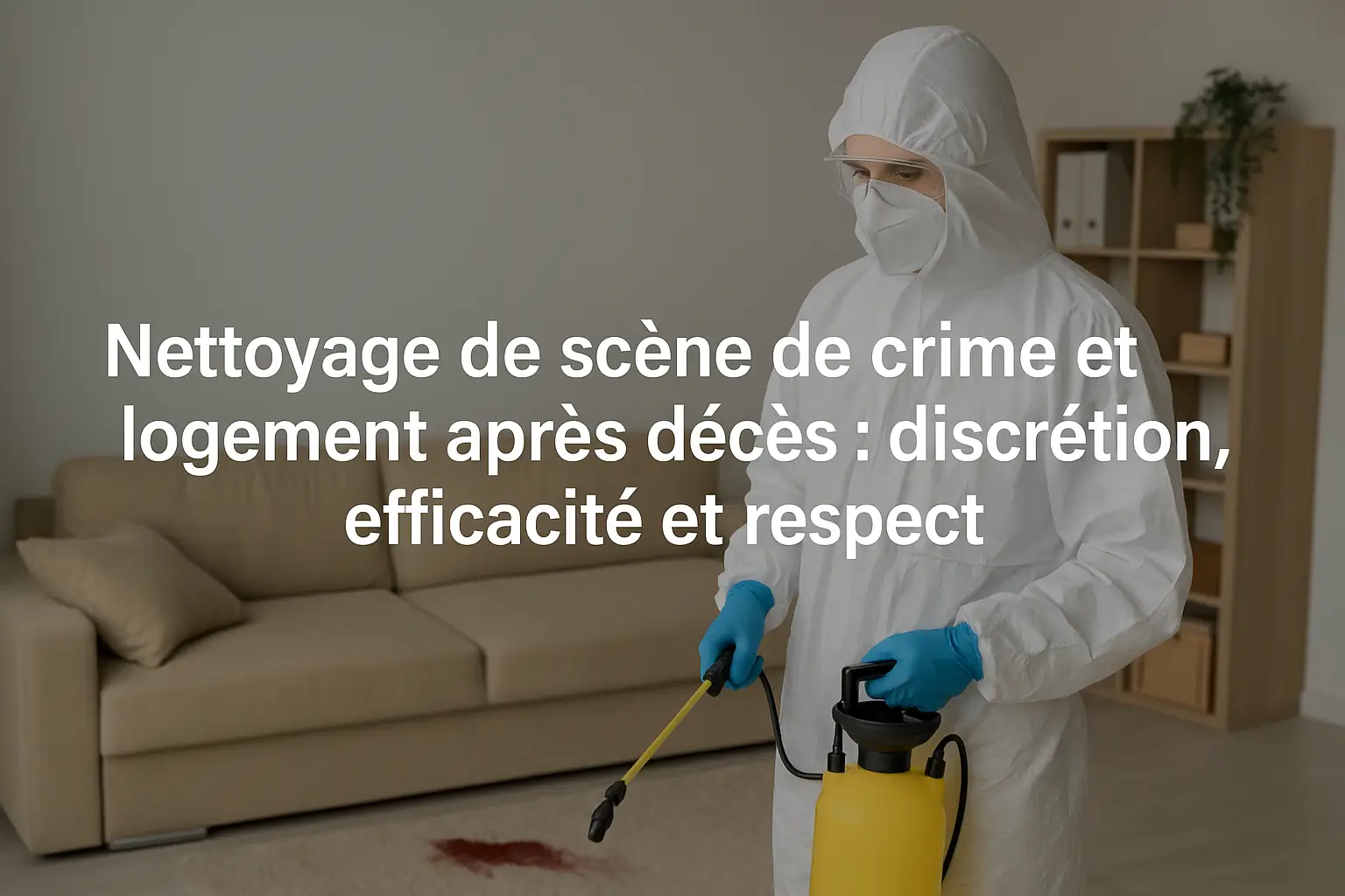Nettoyage après décès et scène de crime – Discret & efficace
